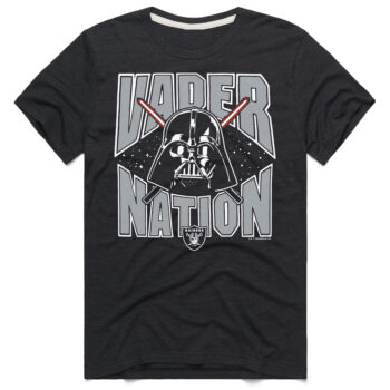 Las Vegas Raiders Charcoal Star Wars x Football League T-Shirt