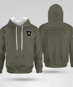Las Vegas Raiders Olive 2025 Salute to Service Hoodie