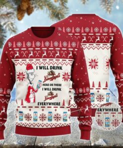 Leinenkugel's Cat Hat Will Drink Everywhere Ugly Sweater