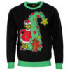 Licensed Grinch Xmas Tree Adult Ugly Christmas Sweater
