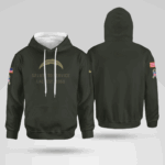 Los Angeles Chargers Forest Green 2025 Salute to Service Hoodie