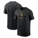 Los Angeles Dodgers Black 2025 World Series World Wide T-Shirt 1 Los Angeles Dodgers Black 2025 World Series World Wide T-Shirt