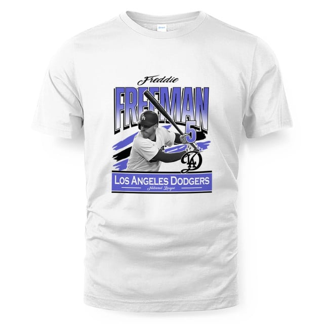 Los Angeles Dodgers Freddie Freeman T-Shirt Los Angeles Dodgers Freddie Freeman T-Shirt
