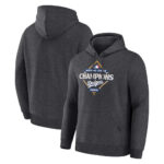 Los Angeles Dodgers Heather Charcoal 2025 National League Champions Locker Room T-Shirt