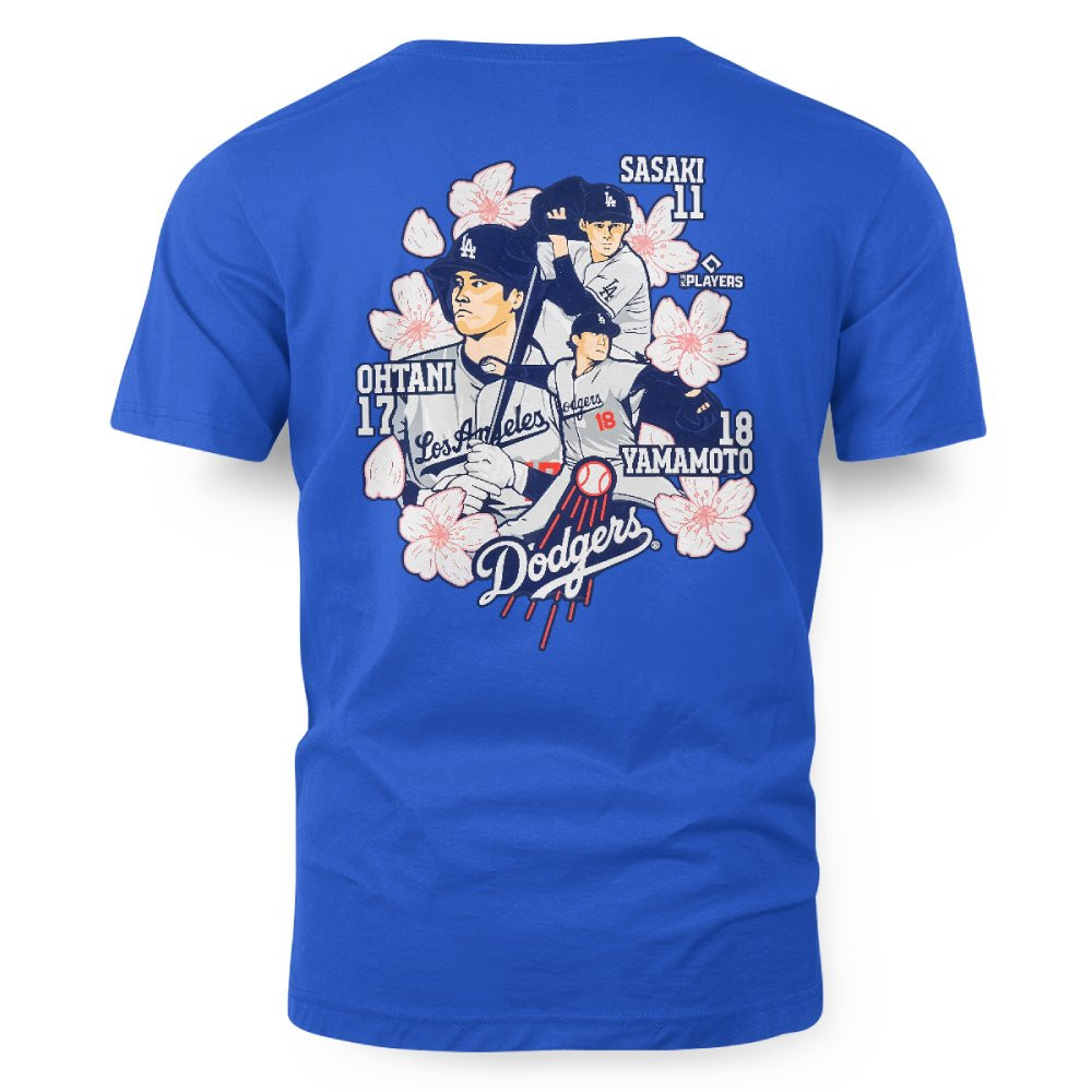 Los Angeles Dodgers Japan Stars T-Shirt Los Angeles Dodgers Japan Stars T-Shirt