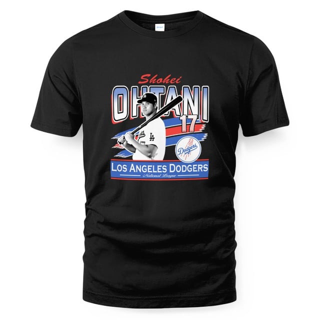 Los Angeles Dodgers Shohei Ohtani Player T-Shirt Los Angeles Dodgers Shohei Ohtani Player T-Shirt