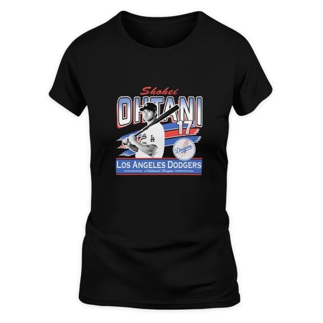 Los Angeles Dodgers Shohei Ohtani Player T-Shirt Los Angeles Dodgers Shohei Ohtani Player T-Shirt