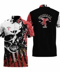 Fireball Skull Legend Polo Shirt
