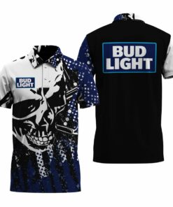 Bud Light Skull Legend Polo Shirt