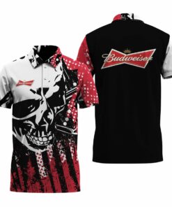 Budweiser Skull Legend Polo Shirt