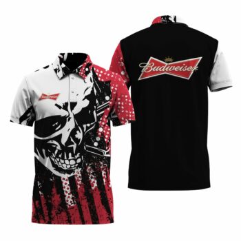 Budweiser Skull Legend Polo Shirt