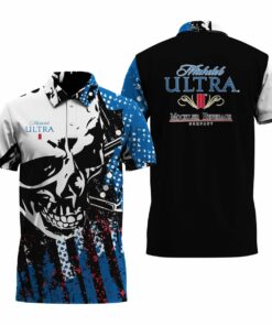 Michelob Ultra Skull Legend Polo Shirt