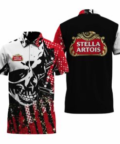 Stella Artois Skull Legend Polo Shirt