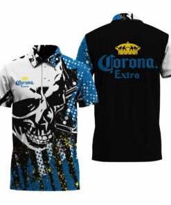 Corona Extra Skull Legend Polo Shirt