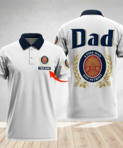Father Day With Miller Lite Polo Shirt