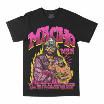 Macho Man "Rear Rockets" Graphic T-Shirt