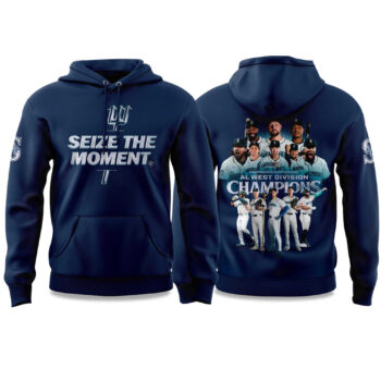 Mariners Seize The Moment 2025 AL West Division Champions Hoodie