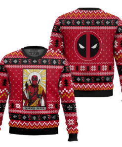 Marvel Jesus Deadpool Ugly Christmas Sweater
