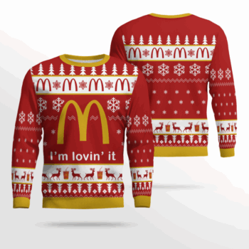 Mcdonald Christmas Ugly Sweater