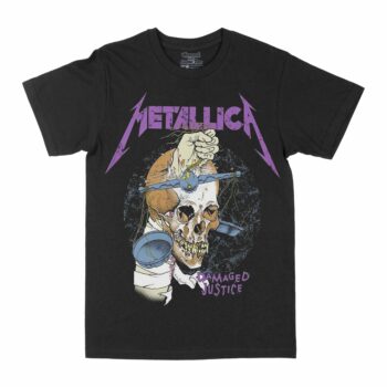 Metallica Damaged Justice Graphic T-Shirt