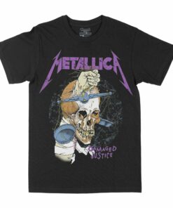 Metallica Damaged Justice Graphic T-Shirt