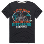 Miami Dolphins Charcoal Star Wars x Football League T-Shirt