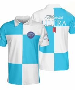 Michelob Ultra Color Block Polo Shirt