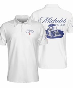 Michelob Ultra Golf Cart Polo Shirt