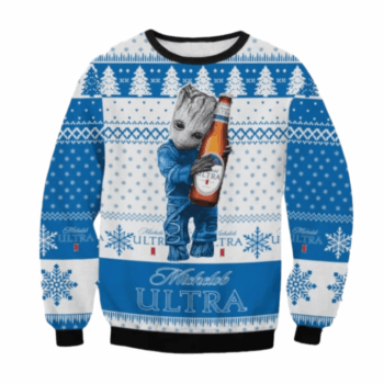 Michelob Ultra Groot Love Ugly Sweater