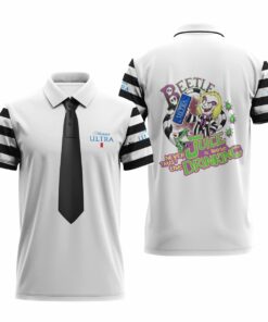 Michelob Ultra Is Beetlejuice Drink Polo Shirt