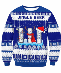 Michelob Ultra Jingle Beer Ugly Sweater