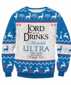 Michelob Ultra Lord Of The Drink Ugly Sweater