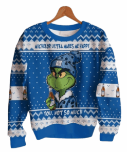 Michelob Ultra Make Me Happy Ugly Sweater