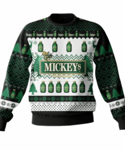Mickey's Malt Christmas Ugly Sweater