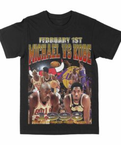 Mike Vs Kobe Graphic T-Shirt