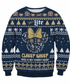 Miller Lite Classy Sassy Ugly Sweater