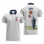 Miller Lite Donald Trump Golf Polo Shirt