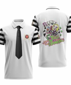 Miller Lite Is Beetlejuice Drink Polo Shirt