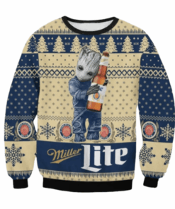 Miller Lite Is Groot Love Ugly Sweater