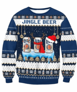 Miller Lite Jingle Beer Ugly Sweater