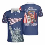 Miller Lite Make America Great Again Polo Shirt
