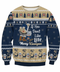 Miller Lite Merry Kissmyass Ugly Sweater