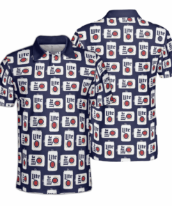 Miller Lite Polo Shirt