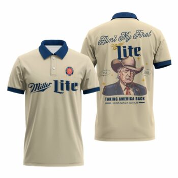 Miller Lite Trump Polo Shirt