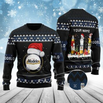 Modelo Bottle Santa Ugly Sweater