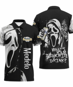 Modelo Ghostface Scream Polo Shirt