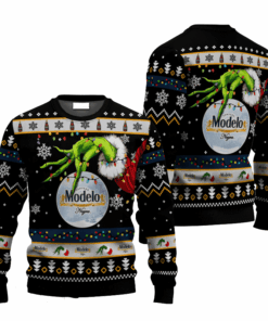 Modelo Grinch Hand Stock Ugly Sweater