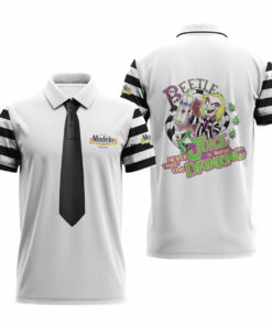 Modelo Is Beetlejuice Drink Polo Shirt