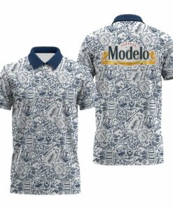 Modelo Summer Doodle Art Polo Shirt