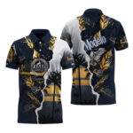 Modelo Tropical Torn Paper Polo Shirt